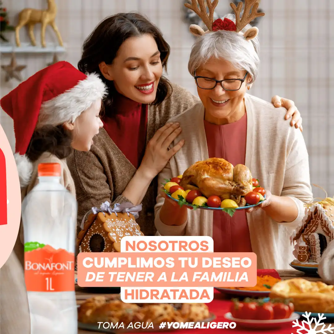 Bonafont en Tu casa 4 BEC PARRILLADICIEMBRE 10 Imagen alta calidad navidad Bonafont