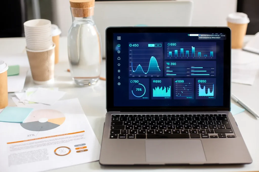 portatil data analytics grafica