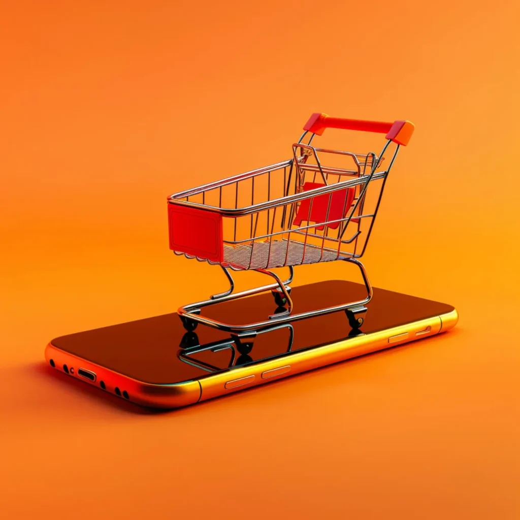 Carritos abandonados en eCommerce, ¿cómo recuperarlos? 5 carrito abandonado ecommerce Imagen de carrito de compras en ecommerce con productos