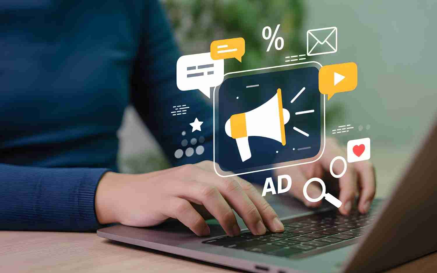 Iconos paid media ads tendencias